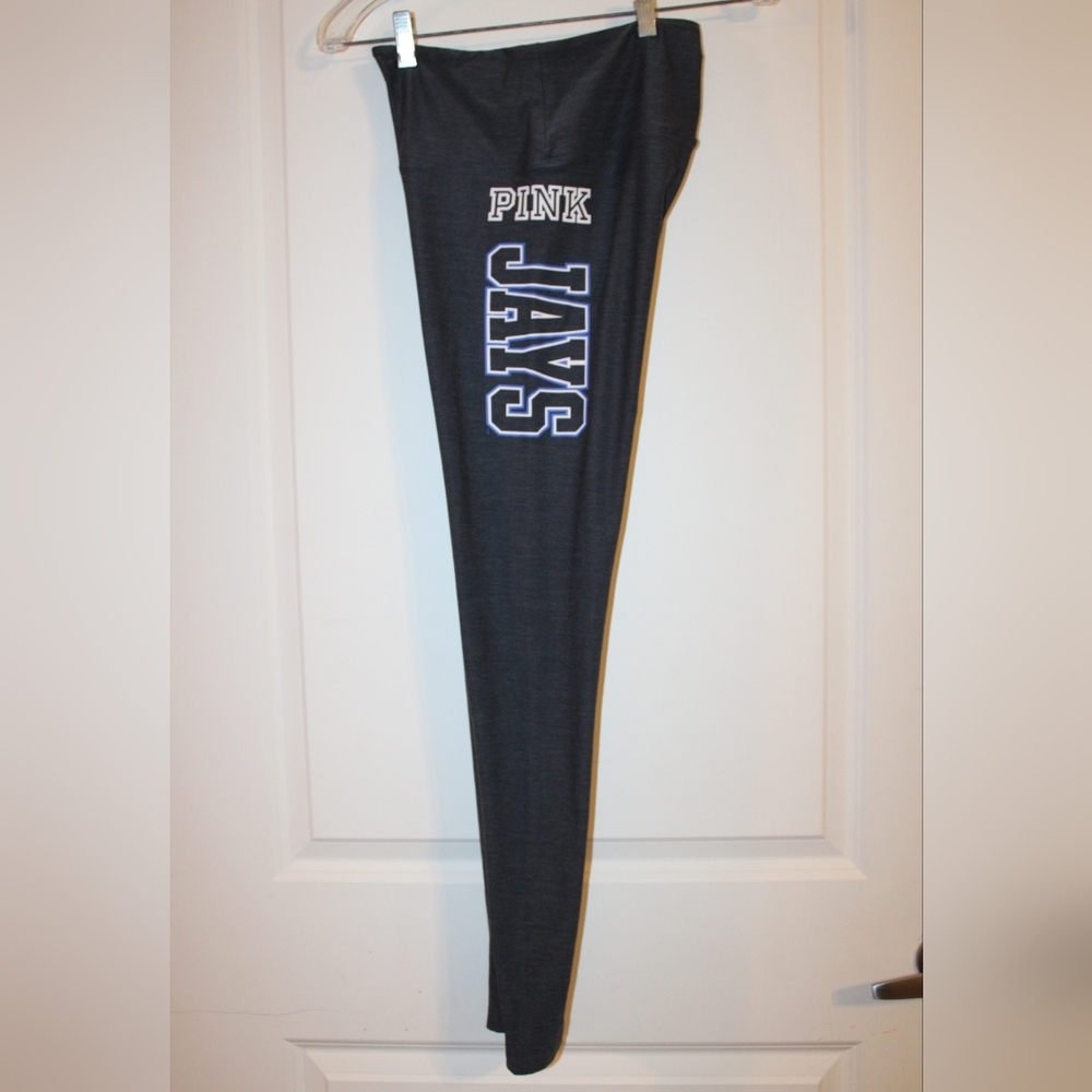 Victoria's Secret Pink Creighton Jays Yoga Pants Gray Athletic Collegiate Small